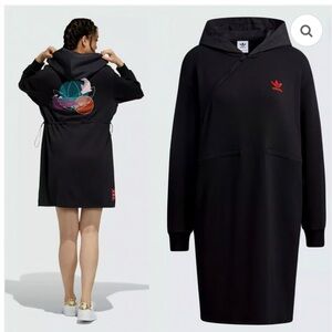 Adidas Black Dress with Red Logo